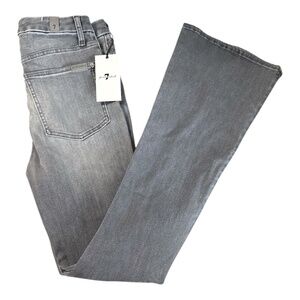 7 For All Mankind Women’s Boot Cut Jeans in Gray